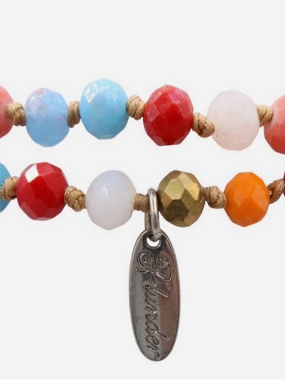 Plunder Design Levi Multicolored Faceted Beaded Necklace ✨🩷✨ - Picture 3 of 8